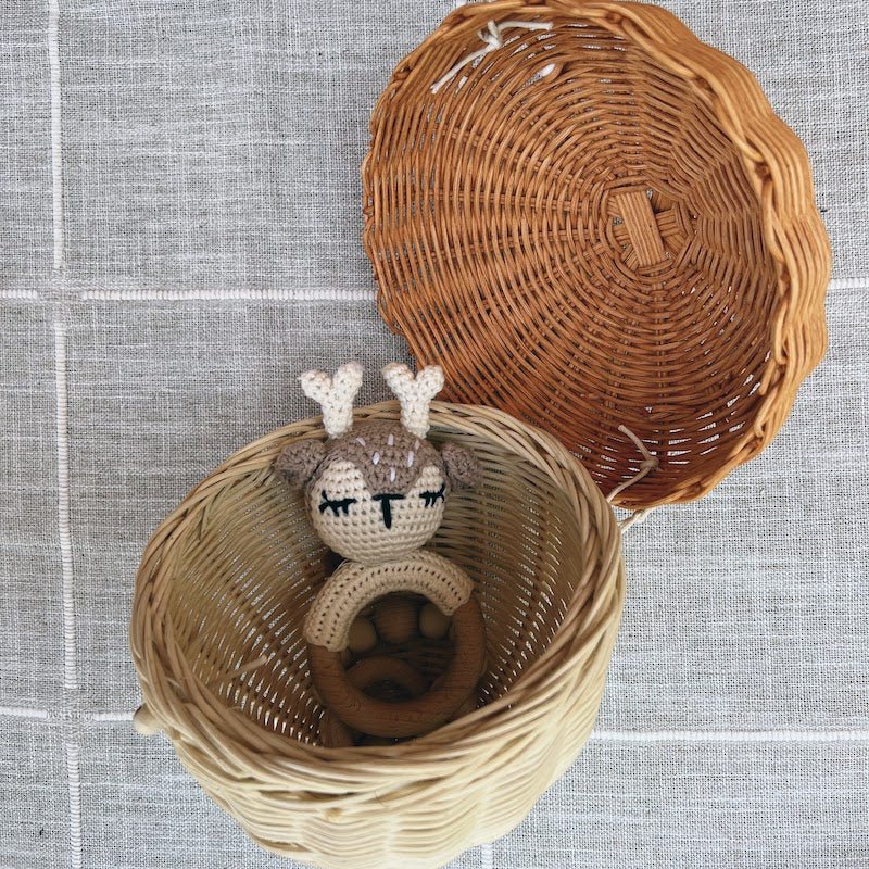 acorn basket - Little Moon Baby Market