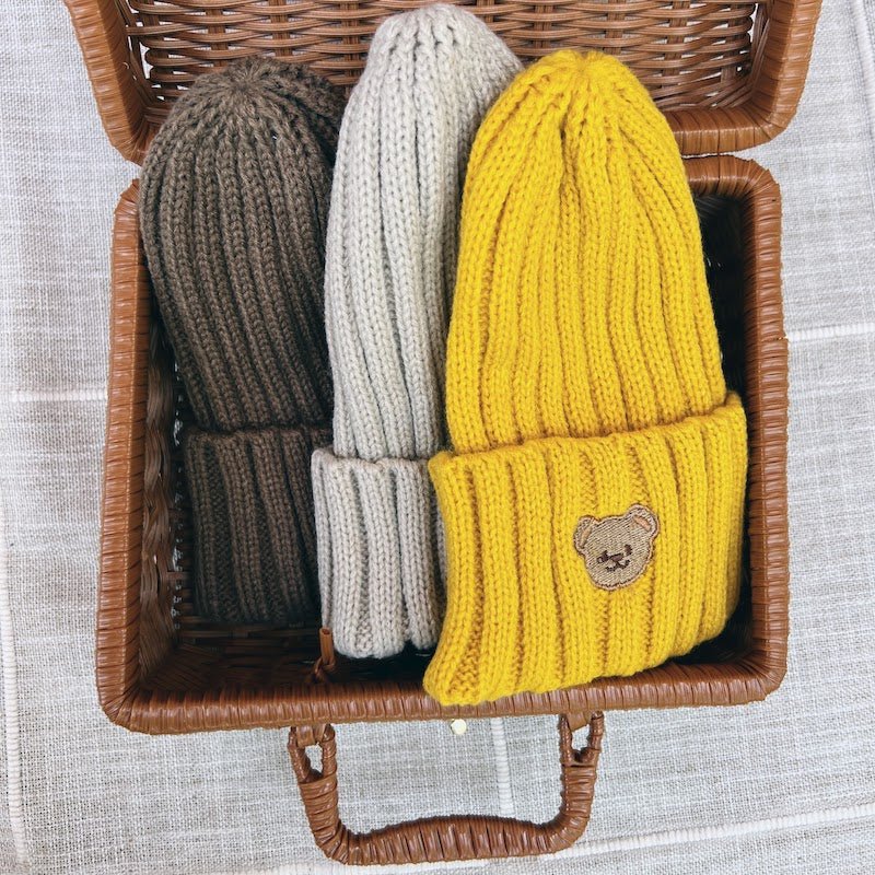 baby bear beanie - Little Moon Baby Market