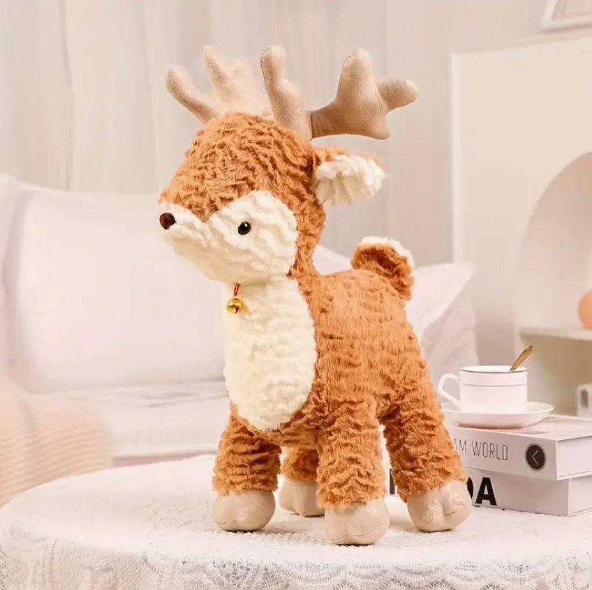 reindeer stuffie - Little Moon Baby Market