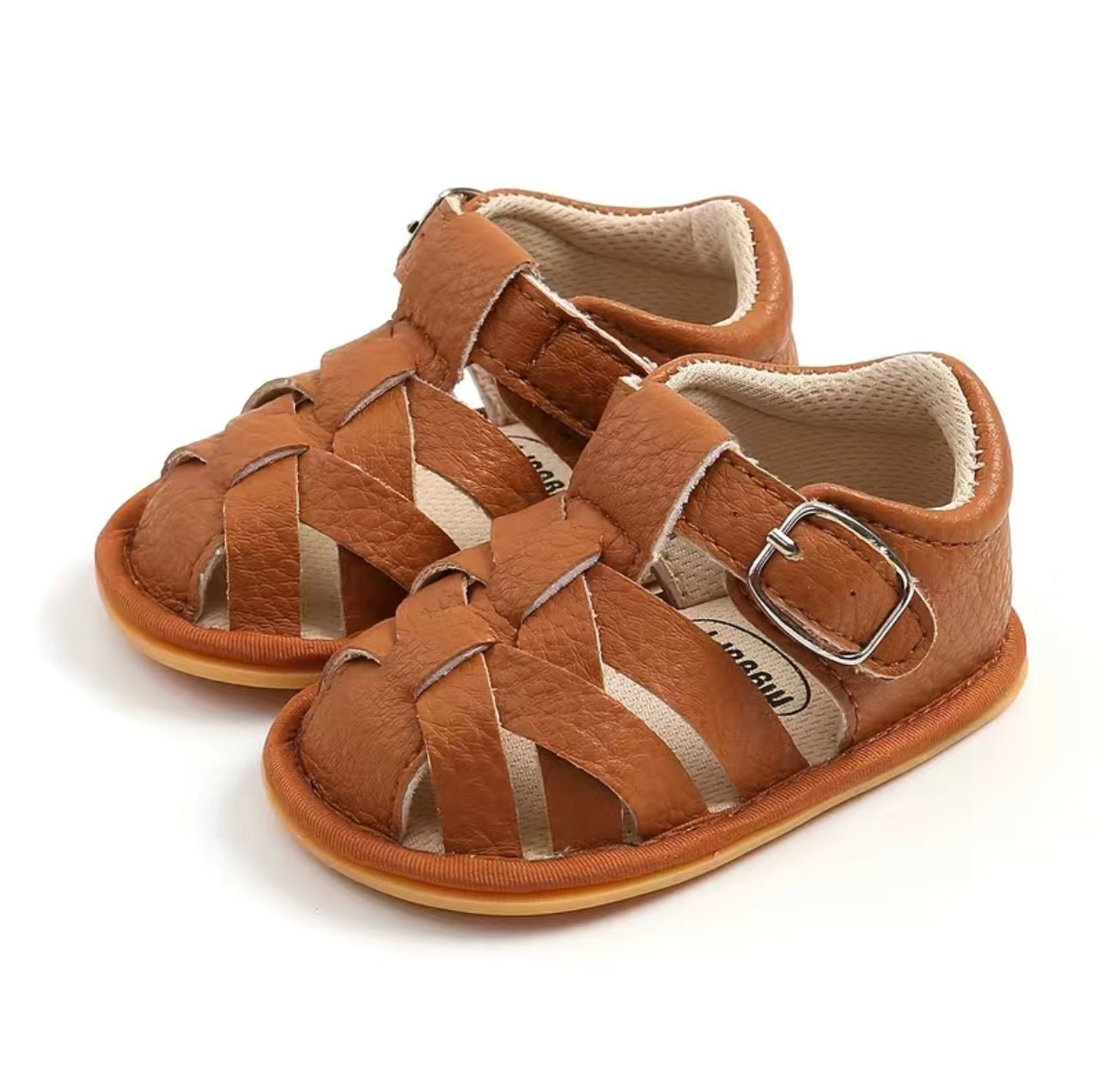 vegan leather sandals - Little Moon Baby Market