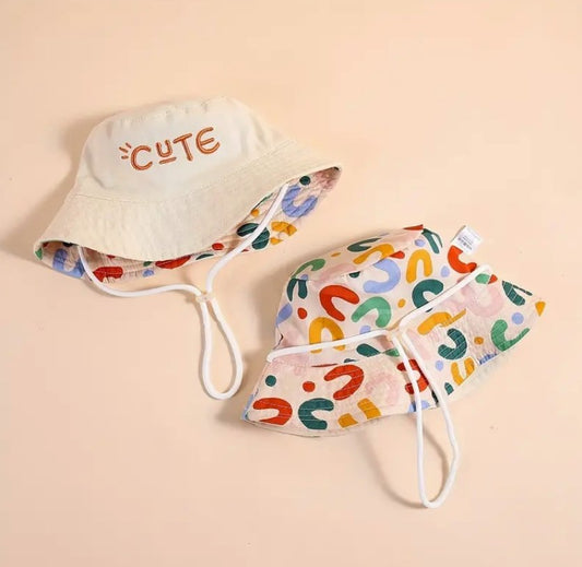 cutie reversible bucket hat - Little Moon Baby Market