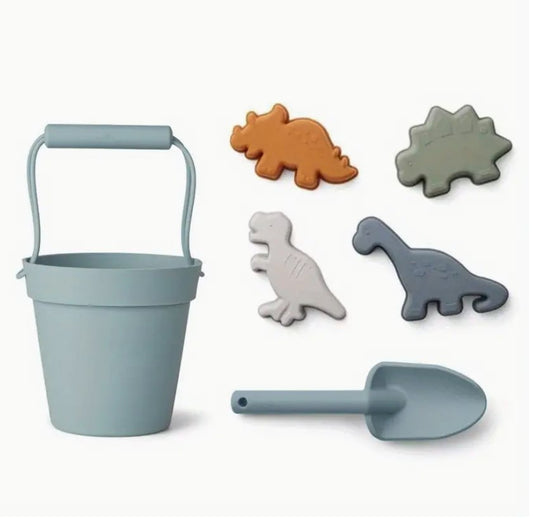 dino-shore sand bucket set - Little Moon Baby Market