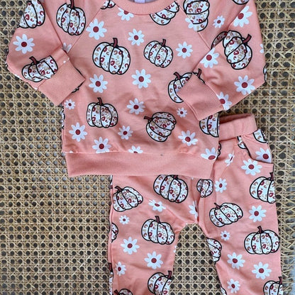 pink pumpkins set - Little Moon Baby Market